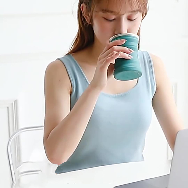 Creative mini retractable cup strap