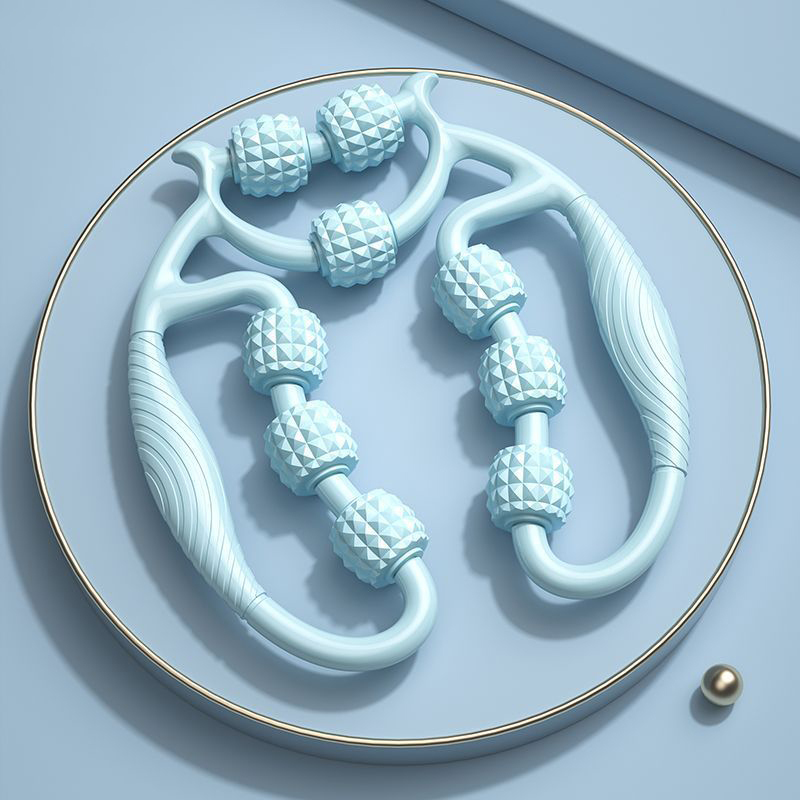 Ring-shaped leg massage roller