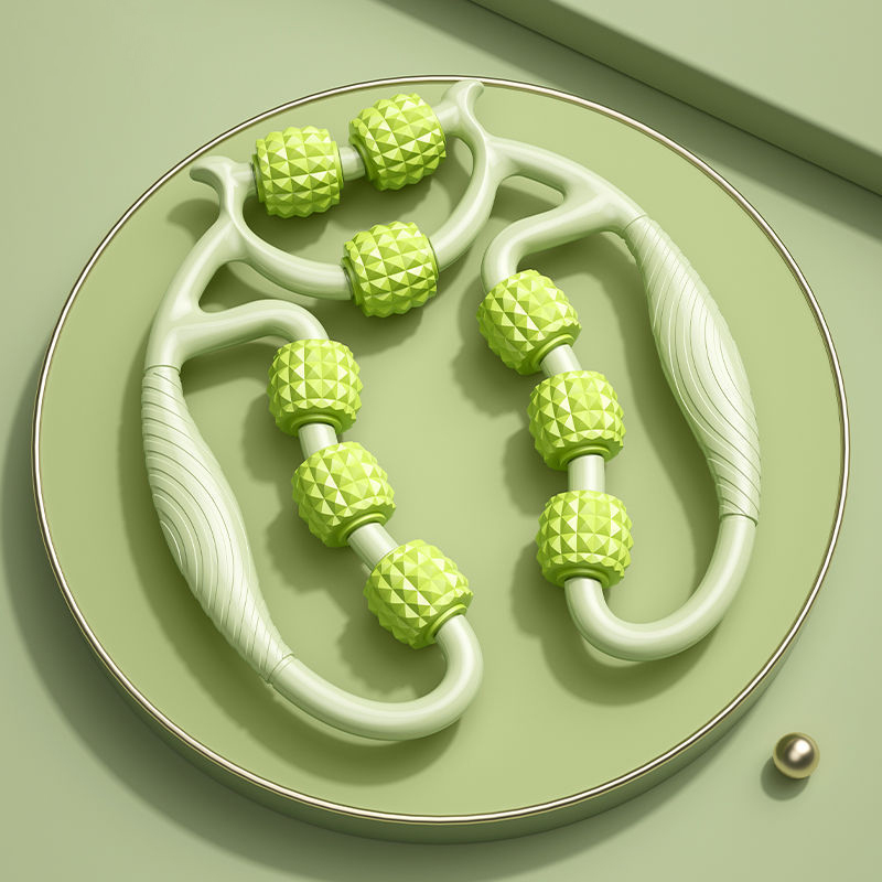 Ring-shaped leg massage roller