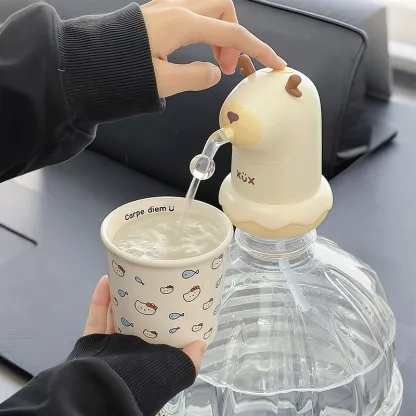 Electric fully automatic pure water bucket water press