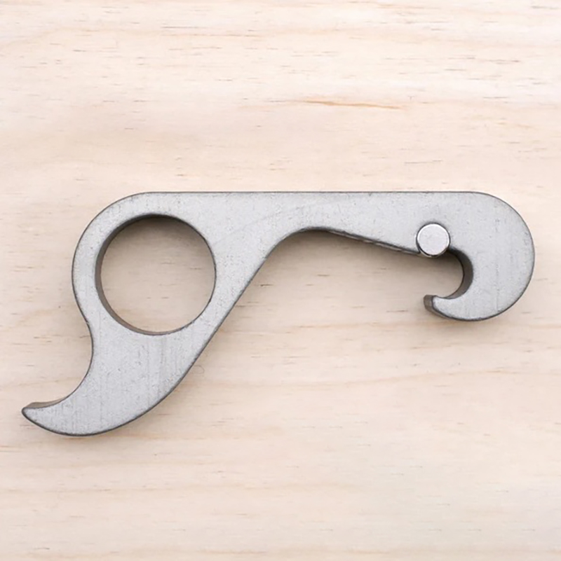 One-handed bottle opener