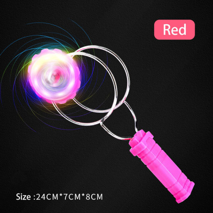 Children's magic flying luminous top