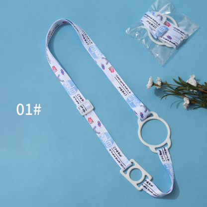 Cross-body rope water bottle water cup belt