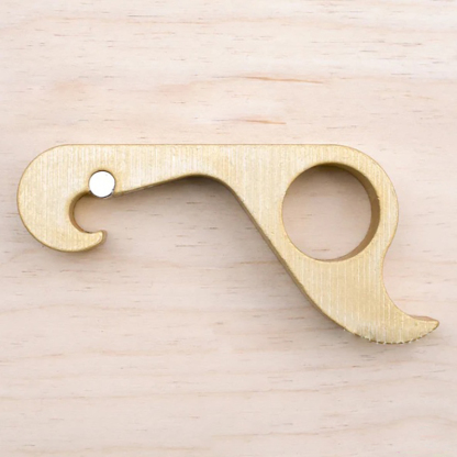 One-handed bottle opener