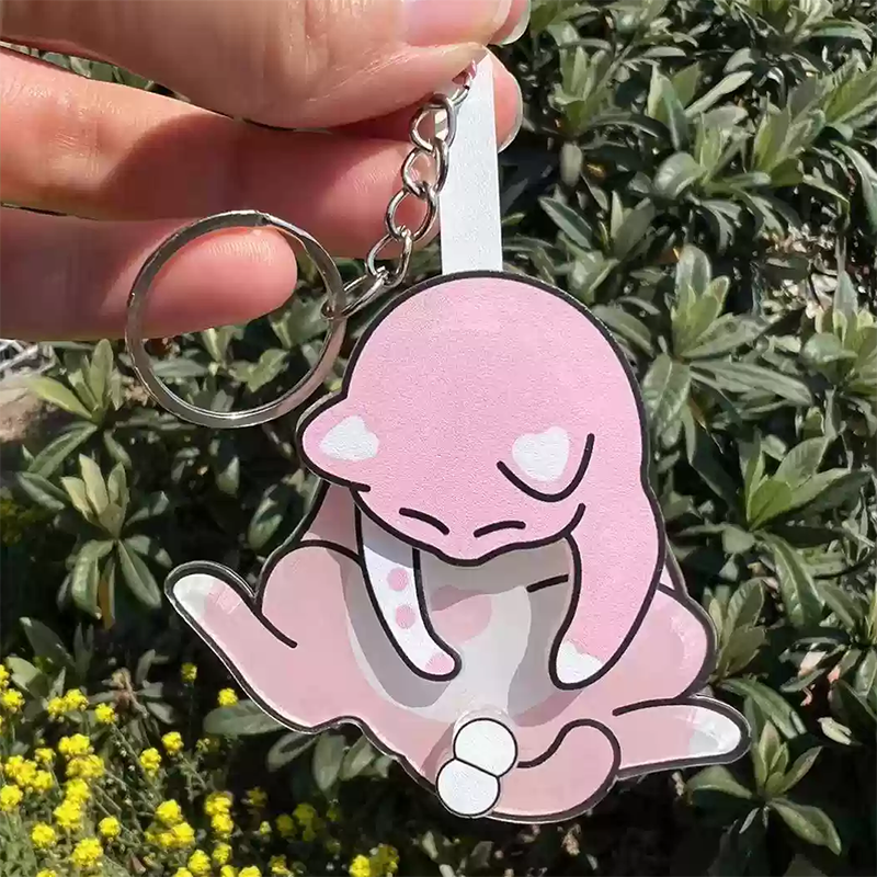 Creative Pull-out Cat Keychain