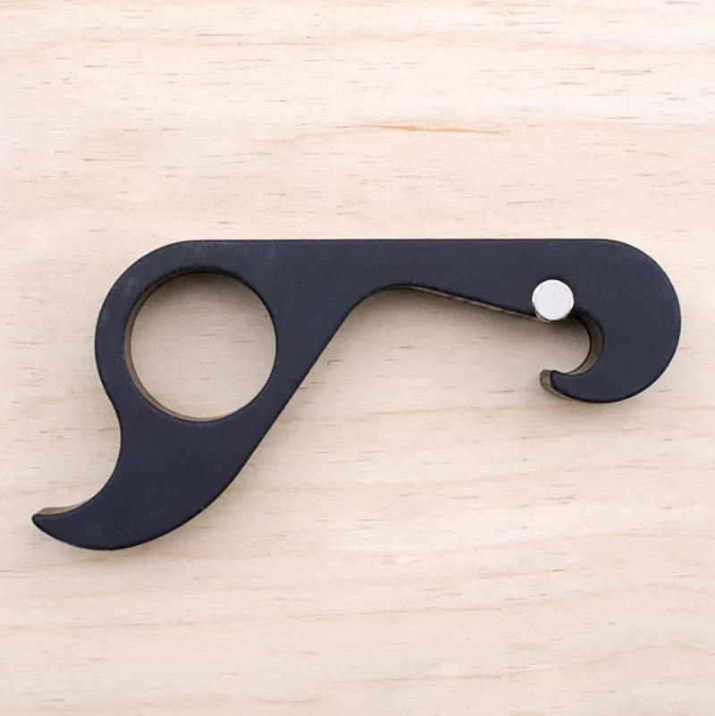 One-handed bottle opener