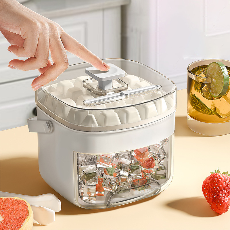 New portable ice maker push ice cube mold