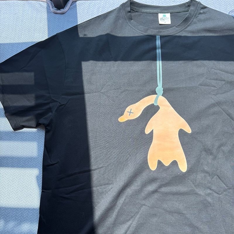 Color Changing Roast Duck Cotton Short Sleeves