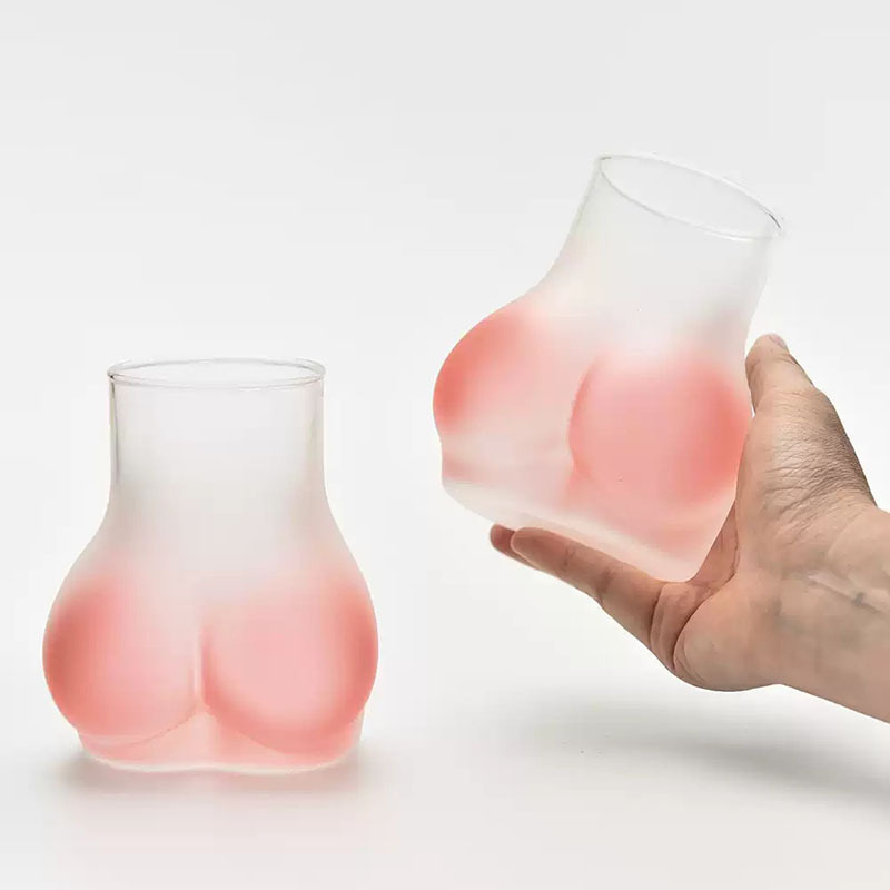 Funny sexy cute butt glass