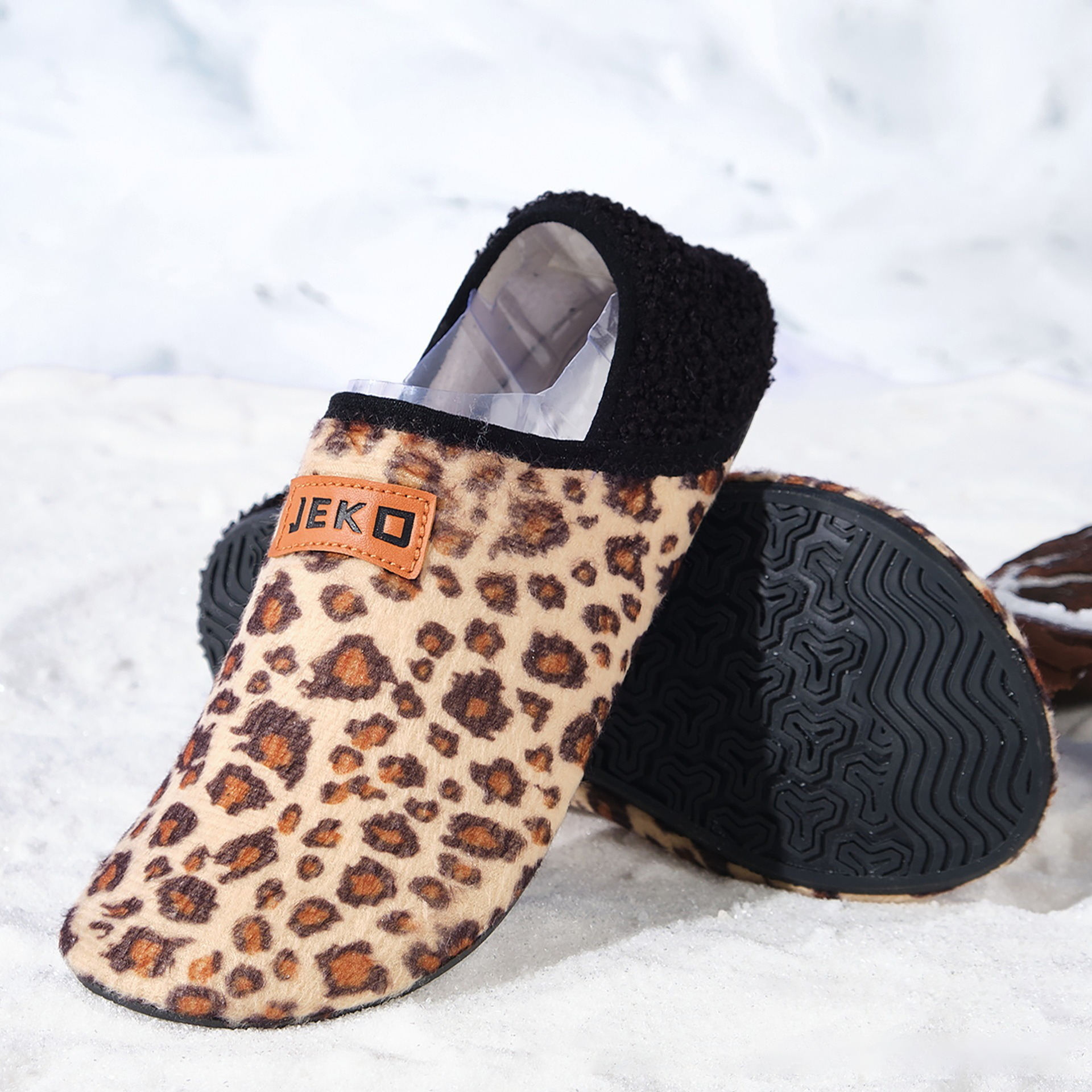 Home-cozy anti-slip and warm cotton shoes