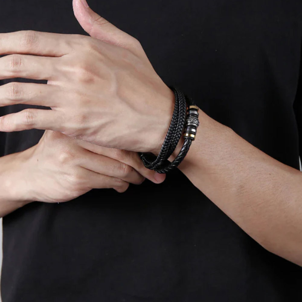 To My Son -"Love You Forever' Bracelet Gift Set