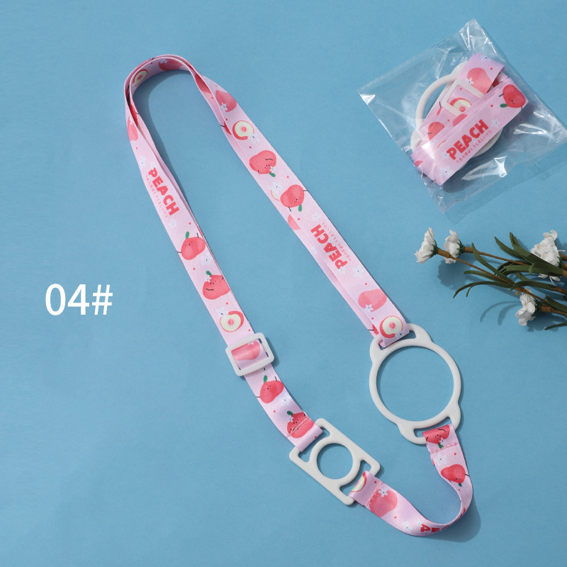 Cross-body rope water bottle water cup belt