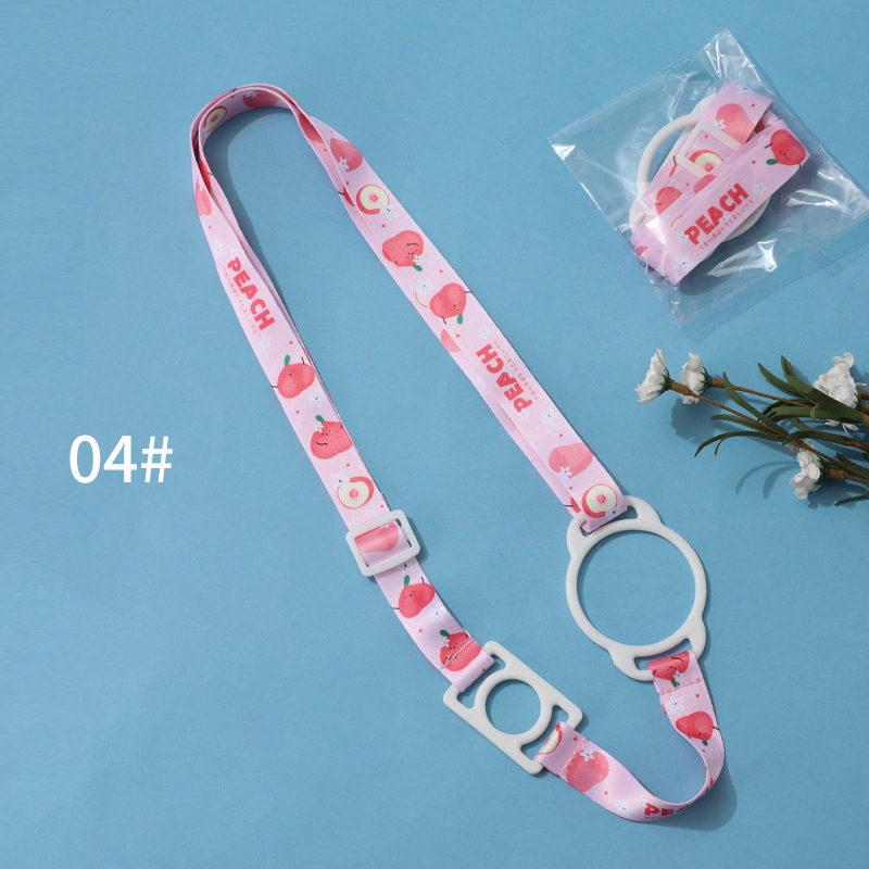 Cross-body rope water bottle water cup belt