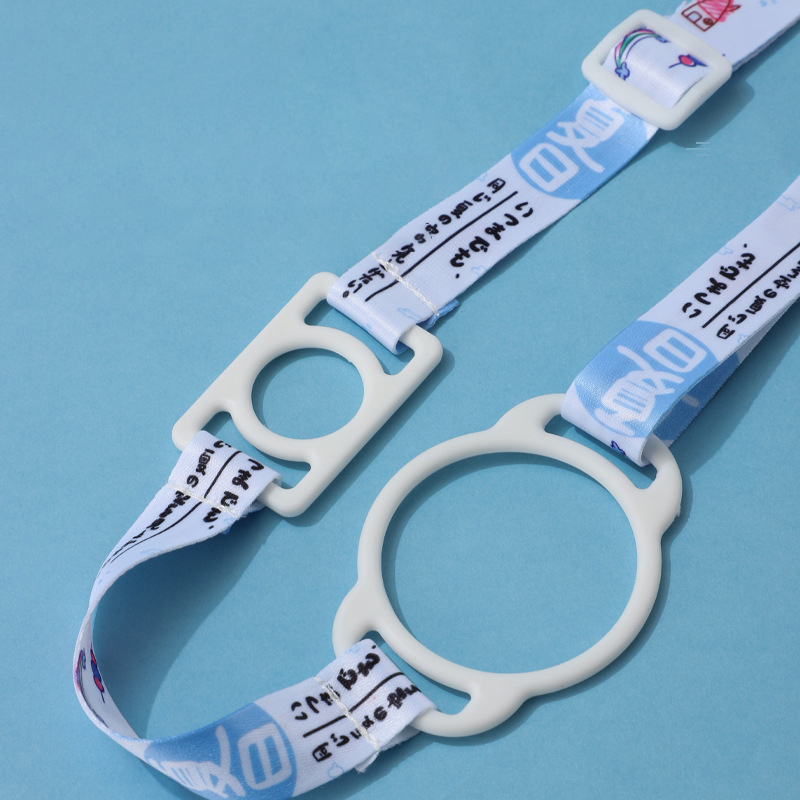 Cross-body rope water bottle water cup belt