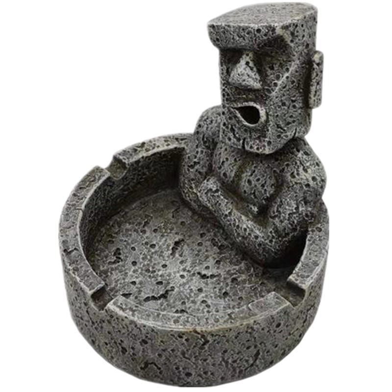 Easter Island Stone Figure Ashtray