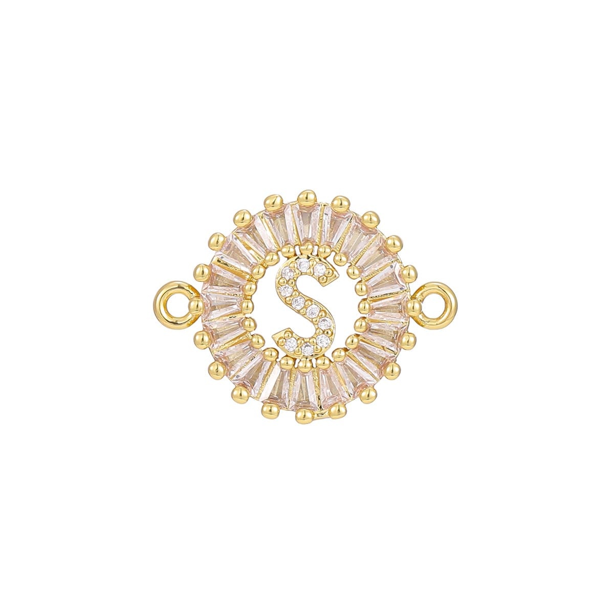 Zircon flower 26-letter bracelet