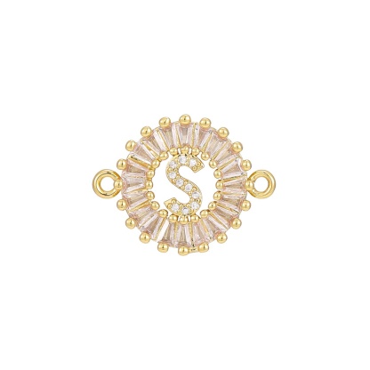 Zircon flower 26-letter bracelet