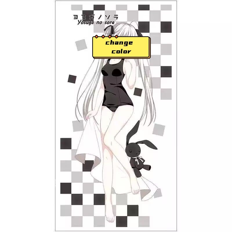 Hot and cold temperature color changing towel