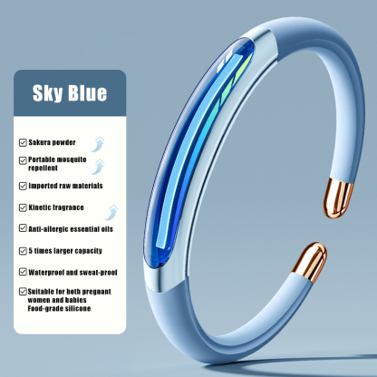 Plant essential oil anti-mosquito repellent bracelet