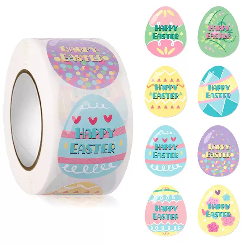 Easter Bunny Egg Stickers
