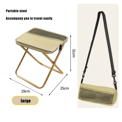 Outdoor Shoulder Bag Handbag Folding Stool Chair