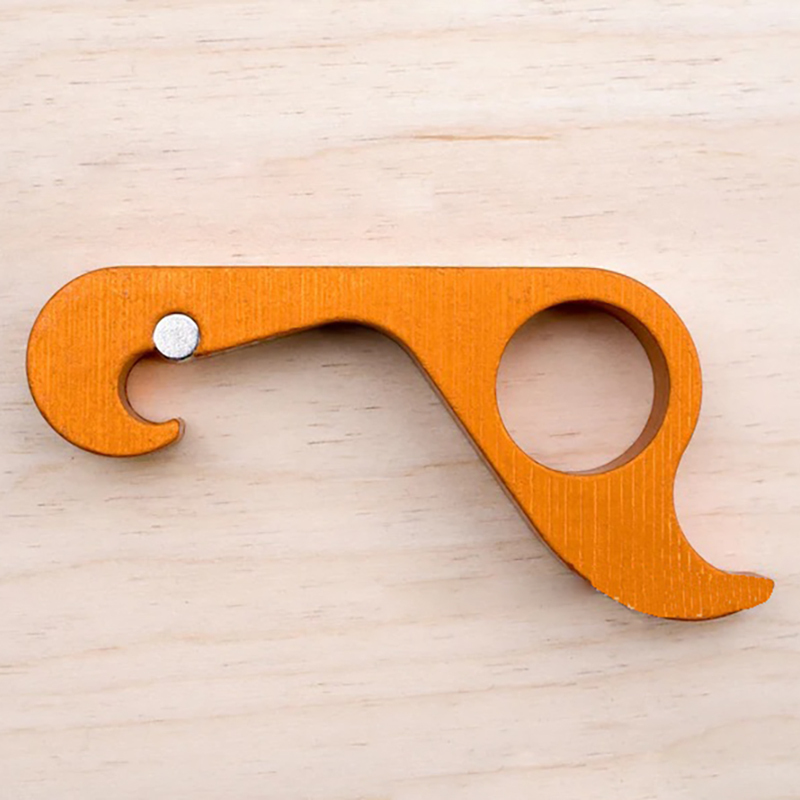 One-handed bottle opener