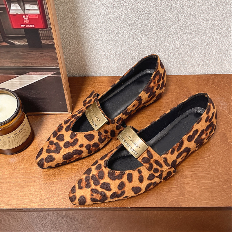 Pointed-Toe Low-Top Elegant Women's Shoes