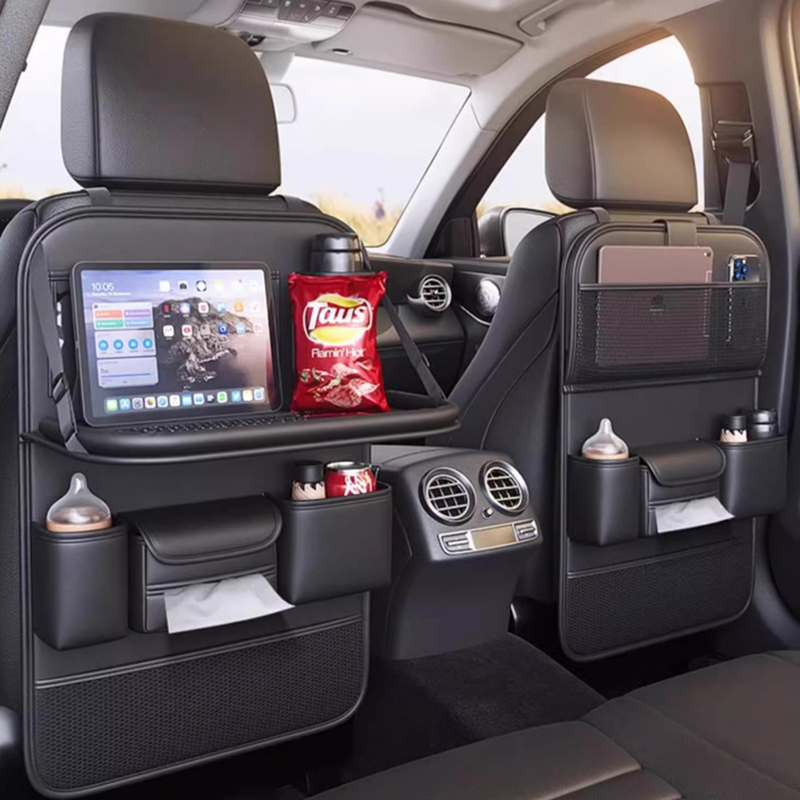 Car seat back storage bag
