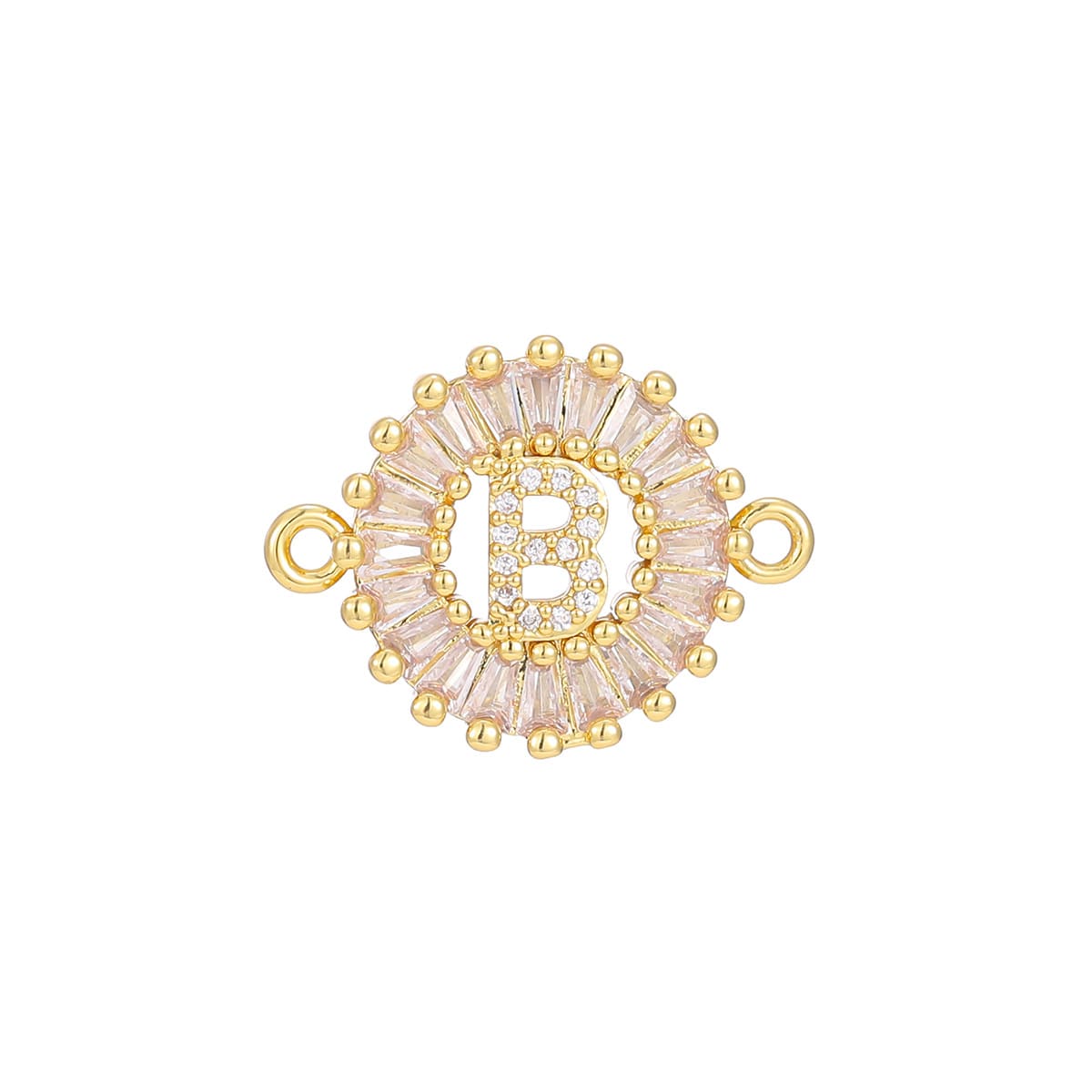 Zircon flower 26-letter bracelet