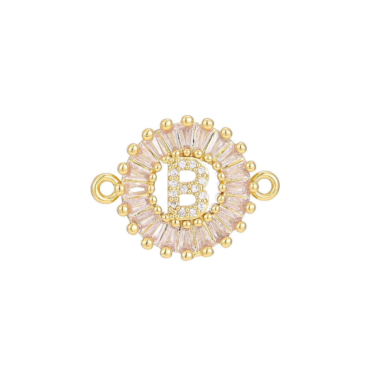 Zircon flower 26-letter bracelet