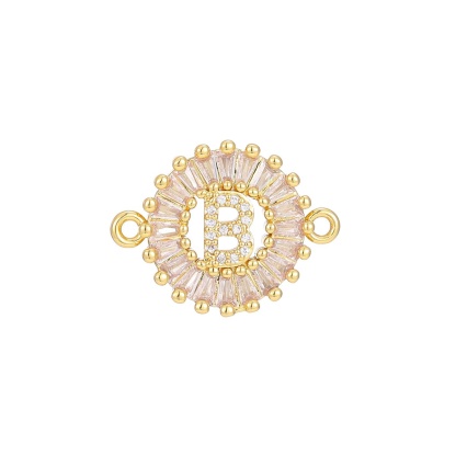 Zircon flower 26-letter bracelet