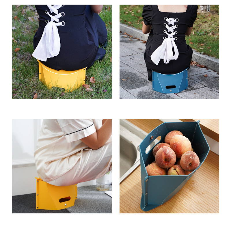 Card folding stool