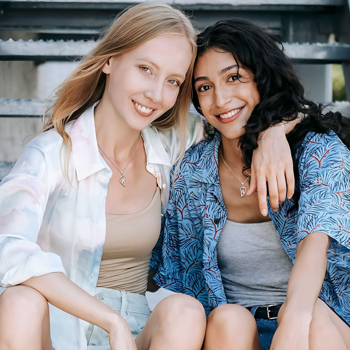 Heart-Shaped Pendant Necklace