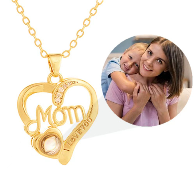 Projection necklace Mother's Day gift