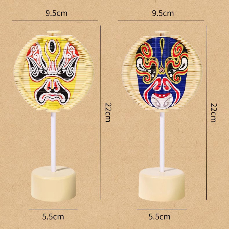 Spiral Tree Face Rotating Lollipop Ornaments