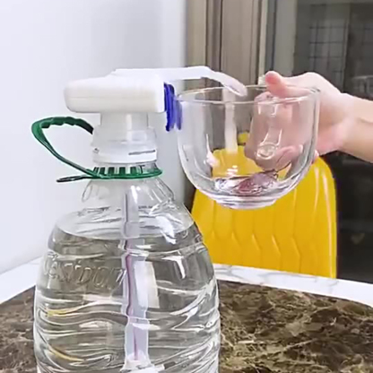 Electric motor pump drinking fountain