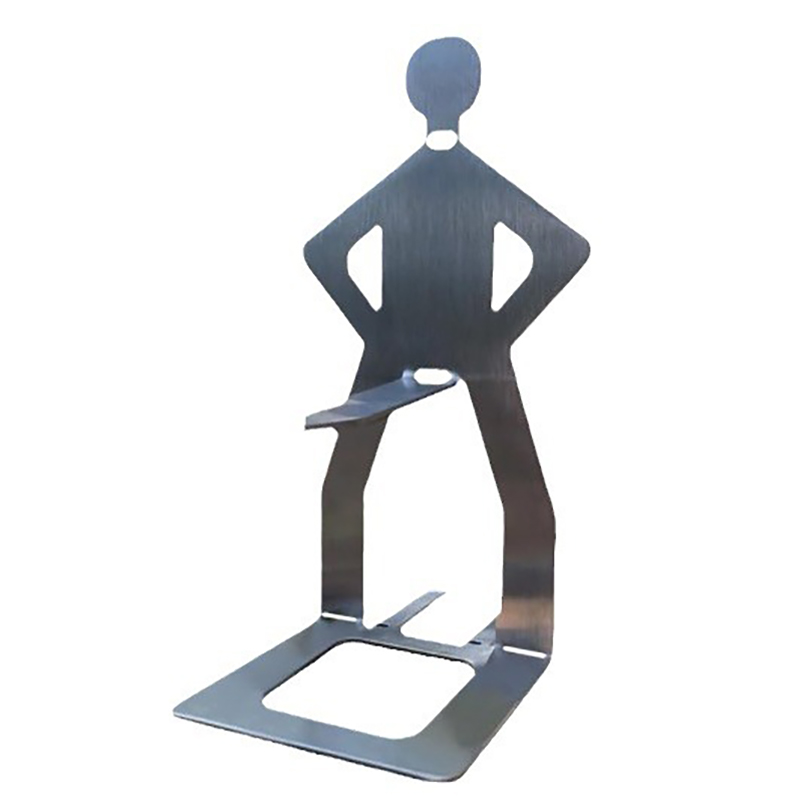 Outdoor human BBQ sausage rack