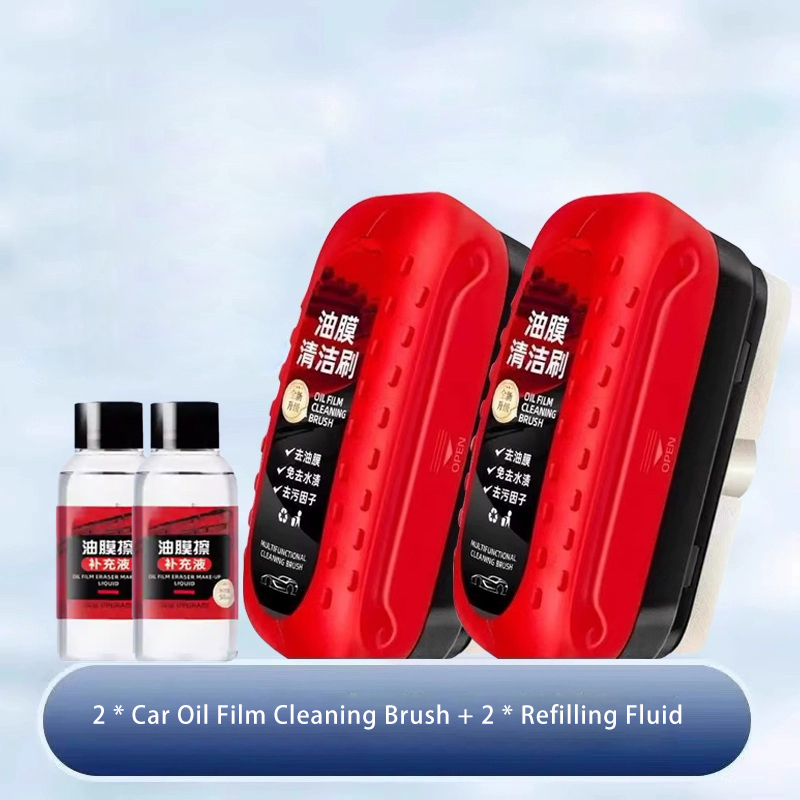 Car glass oil film removal strong decontamination cleaner