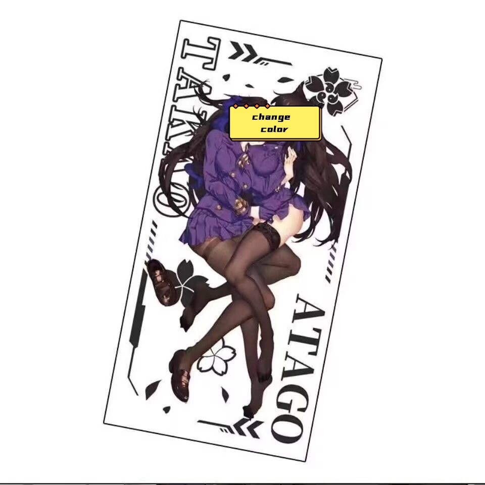 Hot and cold temperature color changing towel