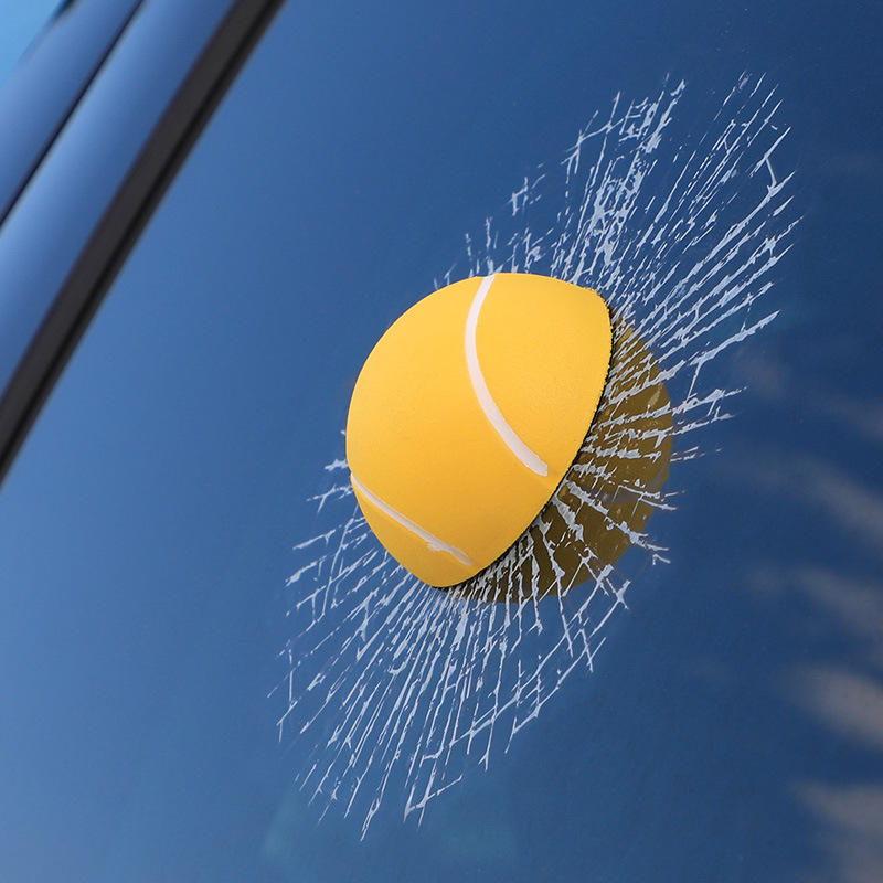 Funny creative decorative stickers tennis car stickers