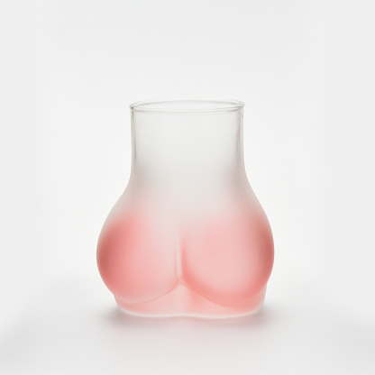Funny sexy cute butt glass