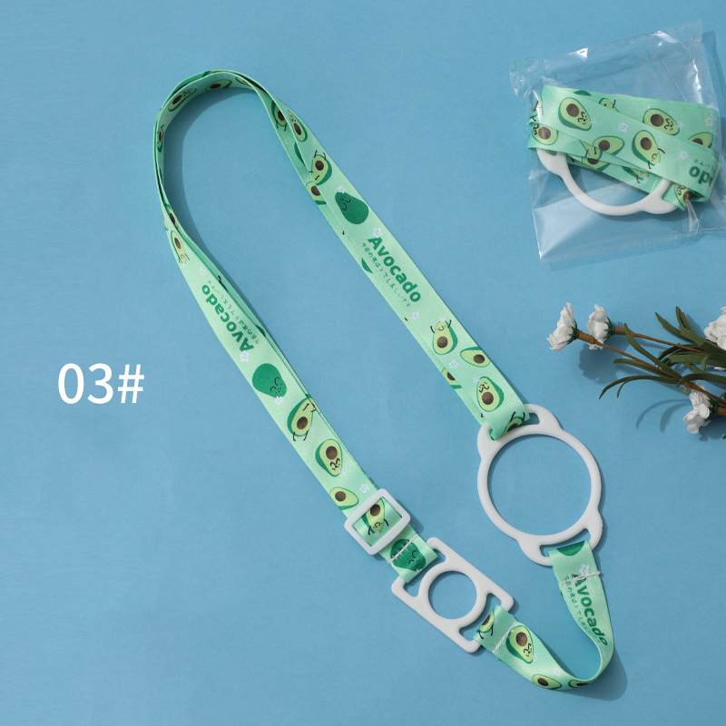 Cross-body rope water bottle water cup belt