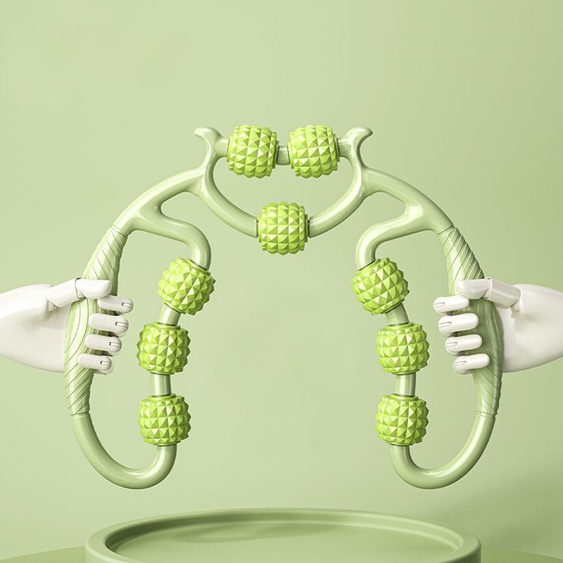 Ring-shaped leg massage roller