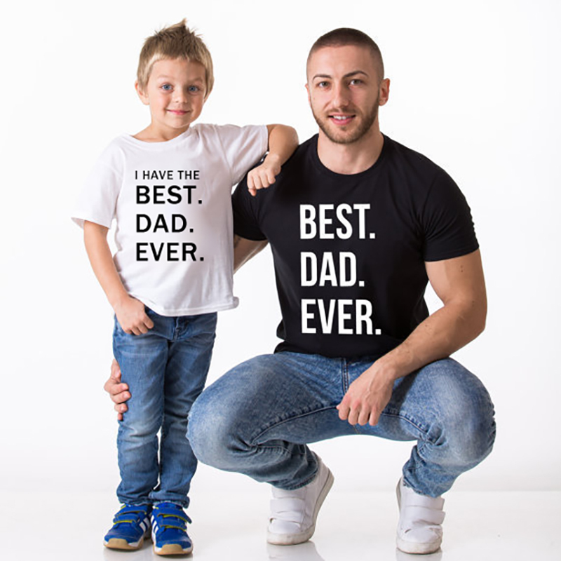 Give to the awesome dad - parent-child outfit