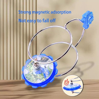 Children's magic flying luminous top