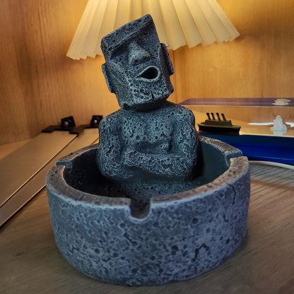 Easter Island Stone Figure Ashtray