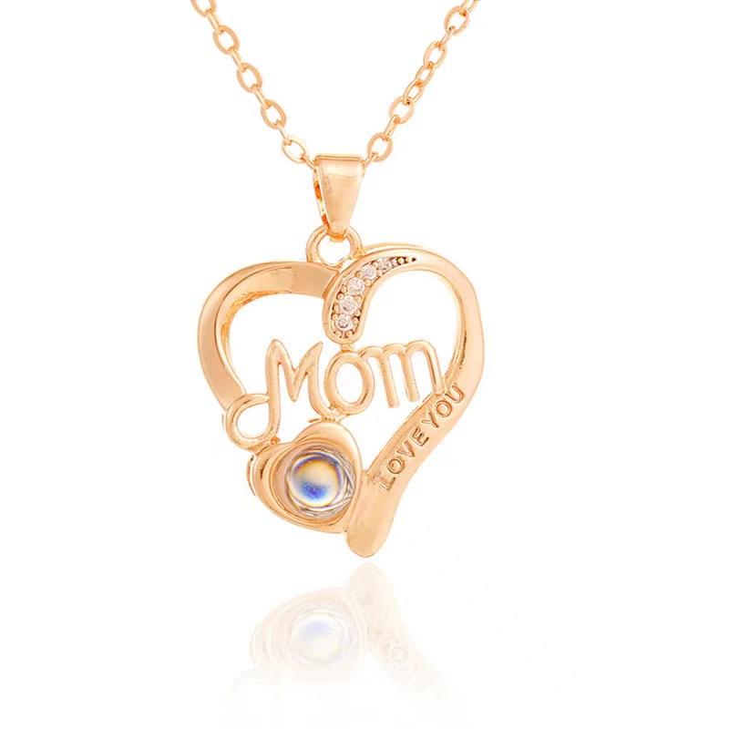 Projection necklace Mother's Day gift
