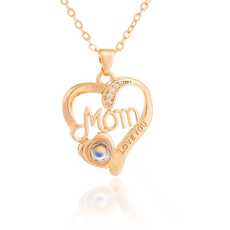 Projection necklace Mother's Day gift