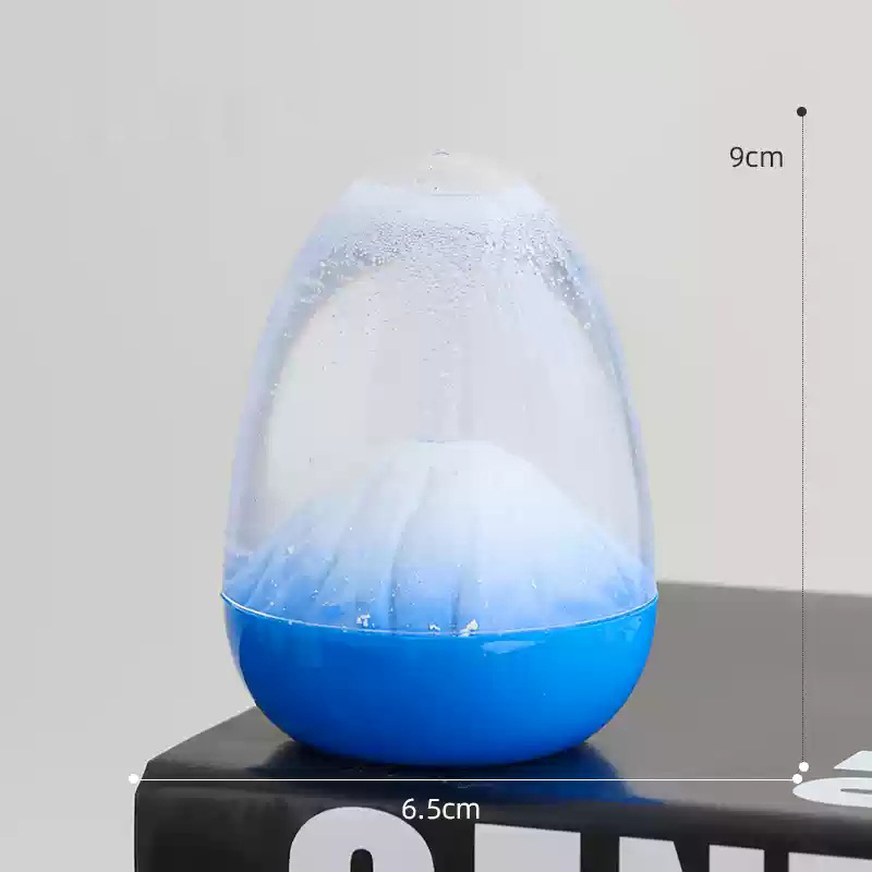 Volcanic Eruption Oil Drop Hourglass Timer