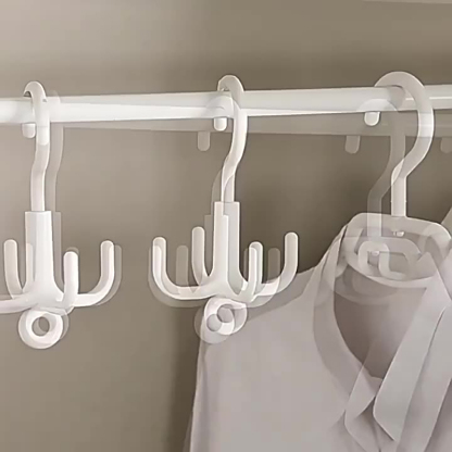 Four-claw swivel hook